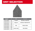 Assorted 80, 120 & 180 Grit Mesh Sanding Sheets for M12 FUEL™ Orbital Detail Sander 12-Pack