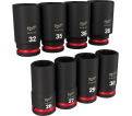 8PC SHOCKWAVE Impact Duty™ 3/4" Drive Metric Deep 6 Point Socket Set