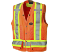 Surveyor's Safety Vest - Orange Poly / 6692 Series