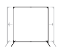 Stur-D-Screen Welding Safety Screen - Adjustable Panel - 6' x 6' - 6' x 8' - *JACKSON SAFETY