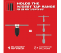 38PC Metric Tap & Die PACKOUT™ Set w/ Hex-LOK™ 2-in-1 Handle