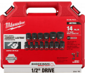 SHOCKWAVE Impact Duty™ 1/2" Drive Metric Standard 6 Point Socket Set - 14PC