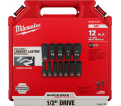 SHOCKWAVE Impact Duty™ 1/2" Drive SAE Deep 6 Point Socket Set - 12pc