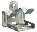 Bottom Mount Hammer-On Flange Clip - 5/16" – 1/2" - Spring Steel / M58 *CADDY®ARMOUR