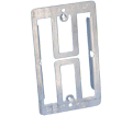 Low Voltage Mounting Plate - 2 Gang - Steel / MP2 *PREGALVANIZED