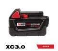 M18™ REDLITHIUM™ High Capacity (2) 3.0Ah Battery Pack