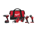 M18™ Cordless Lithium-Ion 4-Tool Combo Kit 2695-24