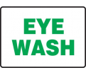 Eye Wash Sign - 7" x 10" - Plastic / MFSD421VP