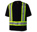 Black Birdseye Safety T-Shirt - 2XL - *PIONEER