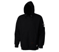 Black Flame Resistant Pullover Style Heavyweight Cotton Hoodie - L - *PIONEER