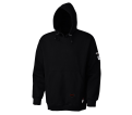 Black Flame Resistant Pullover Style Heavyweight Cotton Hoodie - XL - *PIONEER