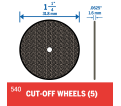 1-1/4 In. Cut-Off Wheels