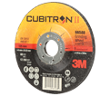 3M™ Cubitron™ II Depressed Centre Grinding Wheel, T27, 66588, 5 in x 1/4 in x 7/8 in - Black