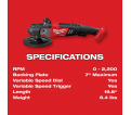 M18 FUEL™ 7” Variable Speed Polisher