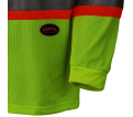 Hi-Viz Yellow/Green Traffic Micro Mesh Long-Sleeved Safety Shirt - L - *PIONEER