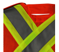 Hi-Viz Orange Flame Resistant Safety Vest - S/M - *PIONEER