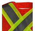 Hi-Viz Orange Flame Resistant Safety Vest - L/XL - *PIONEER