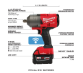 M18 FUEL w/ONE-KEY High Torque Impact Wrench 1/2 in. Pin Detent Kit