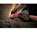 11 Amp 4-1/2 in. / 5 in. Braking Small Angle Grinder Paddle No-Lock