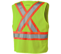 Hi-Viz Safety Vest - 5 Point Tear-Away - Polyester / 693 Series