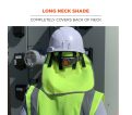 Hi-Vis Hard Hat Neck Shade - Lime