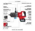 M18 FUEL™ 1 in. D-Handle High Torque Impact Wrench w/ ONE-KEY™ Kit