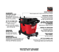 M18 FUEL™ 9 Gallon Dual-Battery Wet/Dry Vacuum