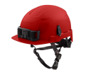 Red Front Brim Safety Helmet (USA) - Type 2, Class E