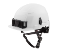 White Front Brim Safety Helmet (USA) - Type 2, Class E