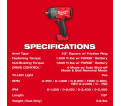 M18 FUEL™ 1/2" High Torque Impact Wrench w/ Friction Ring