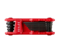9-Key Folding Hex Key Set - SAE