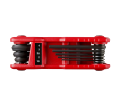 8-Key Folding Hex Key Set - Metric