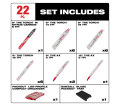22PC SAWZALL® Blade PACKOUT™ Kit