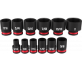 SHOCKWAVE Impact Duty™ 3/8" Drive SAE Standard 6 Point Socket Set - 12PC