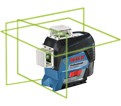 360⁰ Connected Green-Beam Three-Plane Leveling and Alignment-Line Laser - *BOSCH