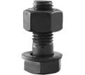 Structural Bolt 7/8" UNC - w/A563 DH Nut / Plain A325