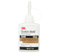 3M™ Scotch-Weld™ Instant Adhesive, CA40, yellow, 1 oz. (28.3 g) - Clear