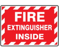 Fire Extinguisher Inside Label - 3-1/2"x5" - Dura Vinyl / LFXG571XVE