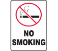 No Smoking w/ Symbol Sign - 14" x 10" - Plastic / MSMK919VP