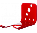 Wall Fire Extinguisher Bracket - Alum Valve - Steel / RED