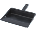 Dustpan - 12" Edge - Black / Plastic