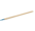 Broom Handle - 60" Long - Metal Threads / Wood