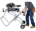 Gravity-Rise Miter Saw Stand with Wheels - *BOSCH