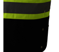 Black Hi-Viz Safety Vest - L/XL - *PIONEER