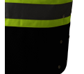 Black Hi-Viz Safety Vest - 2/3XL - *PIONEER