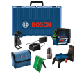 12V Max Connected Green-Beam Cross-Line Laser with Plumb Points - *BOSCH
