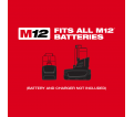 M12 FUEL™ SURGE™ 1/4 in. Hex Hydraulic Driver 2 Battery Kit