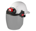 BOLT™ Full Face Shield - Gray Dual Coat Lens (Compatible with Milwaukee® Safety Helmets & Hard Hats)
