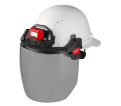 BOLT™ Full Face Shield - Gray Dual Coat Lens (Compatible with Safety Helmets & Hard Hats)