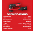 M12 FUEL™ 3" Random Orbital Detail Sander